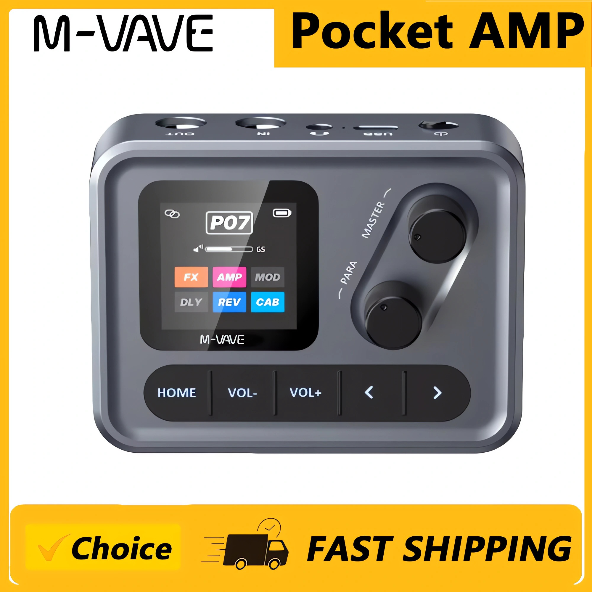 Musical Instrument Amplifier - M-VAVE Pocket AMP Multi Effects Guitar