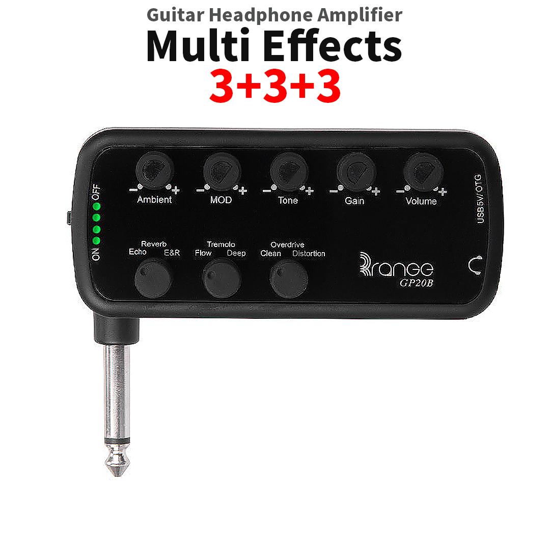 Musical Instrument Amplifier - Electric Guitar Pedals Headphone Amp Mini