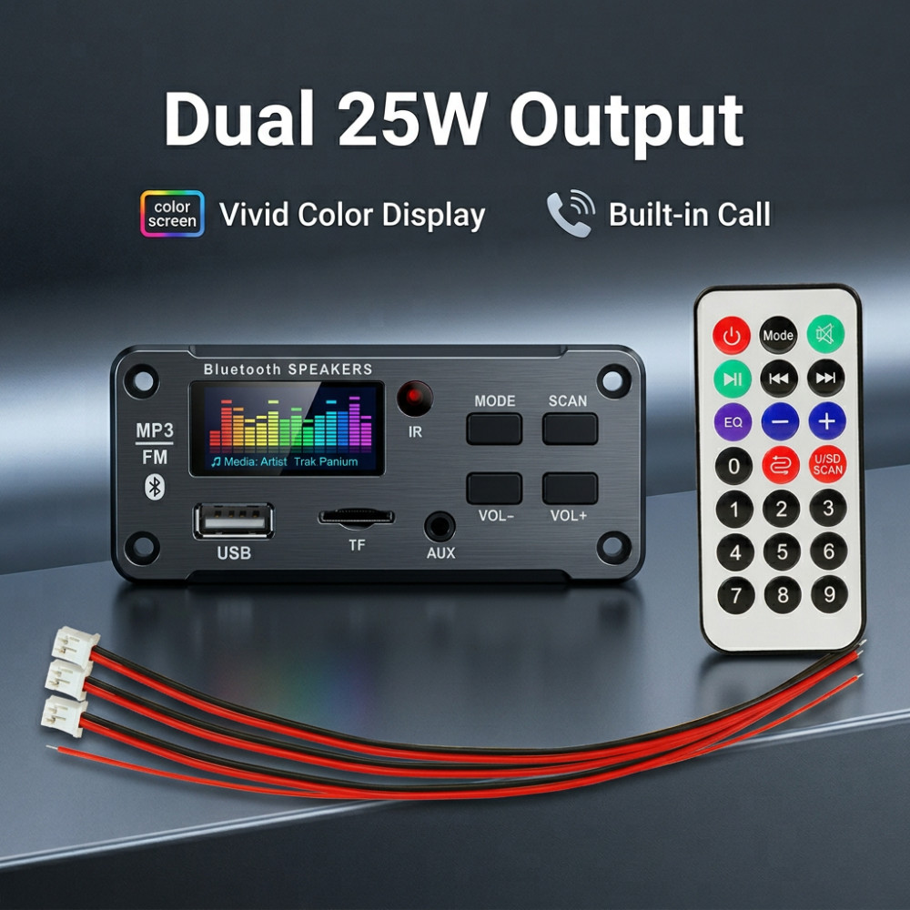 Musical Instrument Amplifier - 50W Amplifier Bluetooth MP3 WMA WAV