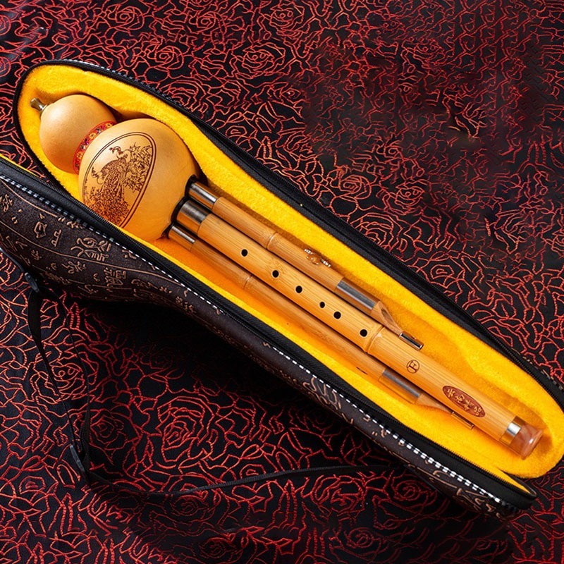 Shakuhachi Bamboo Flute - Anti Fall Hulusi Professional Playing Detachable