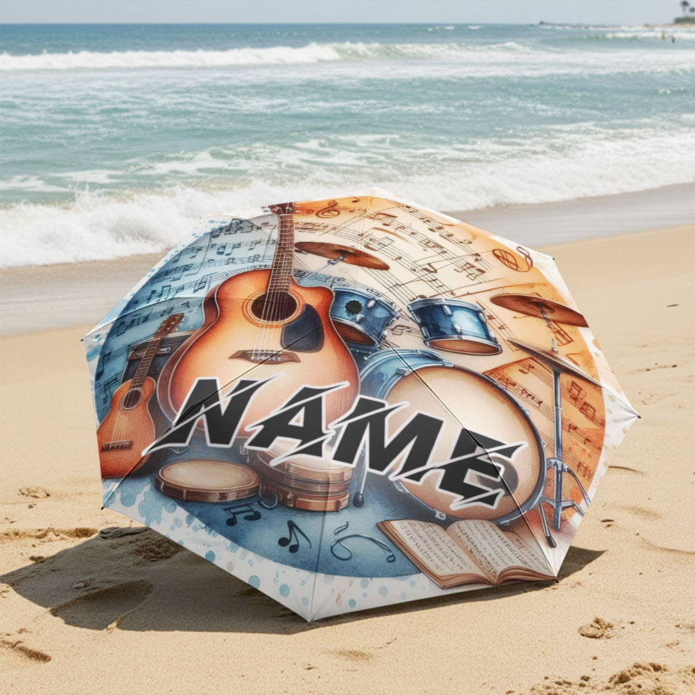 Custom Name umbrella,Musical I - Musical Instrument With Names recension och pris