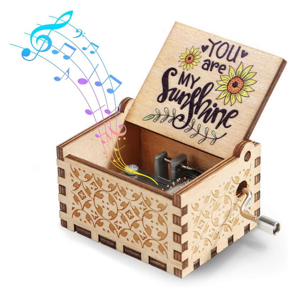 6.4* 5.2cm Mini Music Box Rota - Musical Instrument Cajon recension och pris