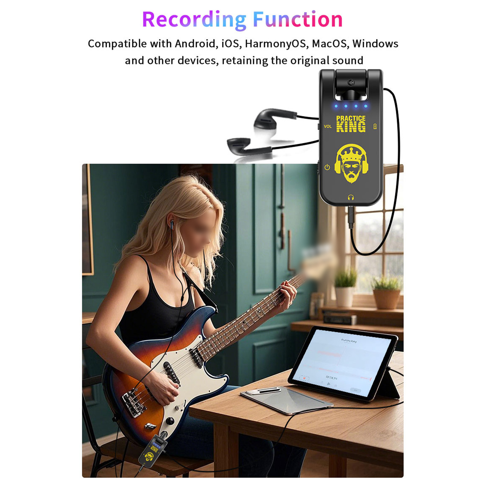 Silent Guitar Amplifier Guitar - Musical Instrument Amplifier recension och pris