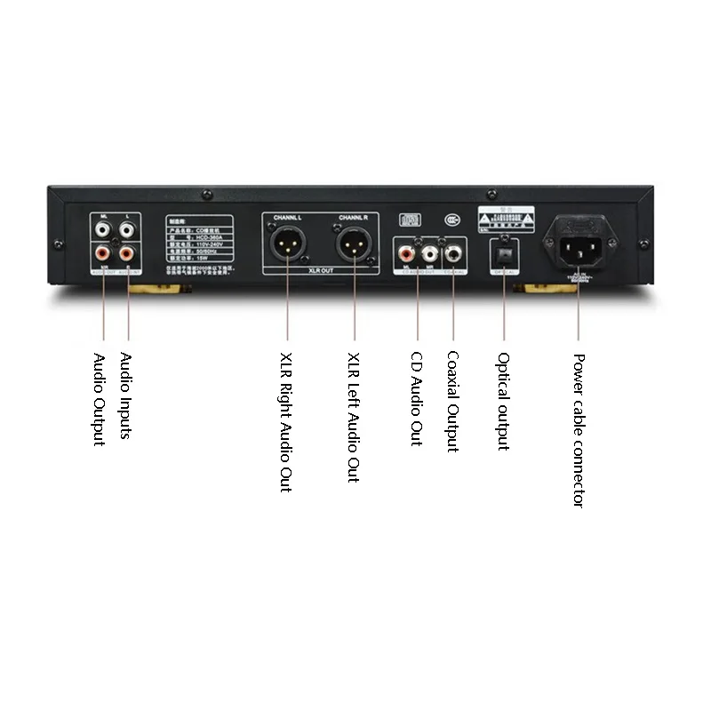Audiophile HIFI CD Player Blue - Musical Instrument Digital Interface recension och pris