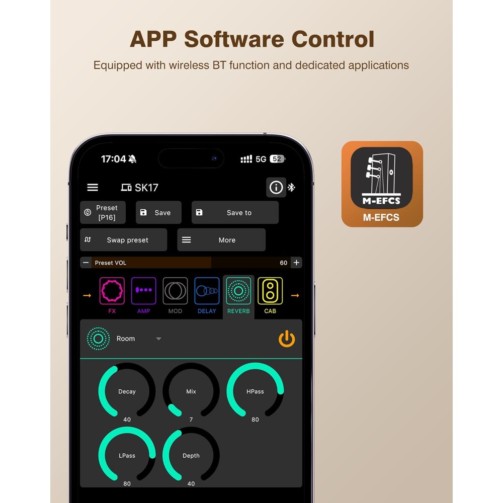 M-VAVE Pocket AMP Multi Effect - Musical Instrument Amplifier recension och pris