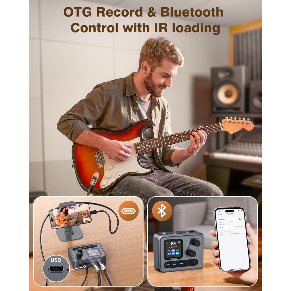 M-VAVE Pocket AMP Multi Effect - Musical Instrument Amplifier recension och pris