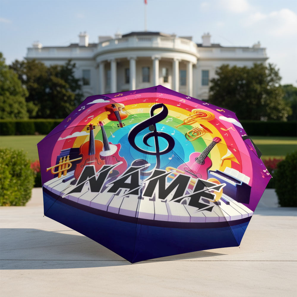 Custom Name umbrella, Music Th - Musical Instrument With Names recension och pris
