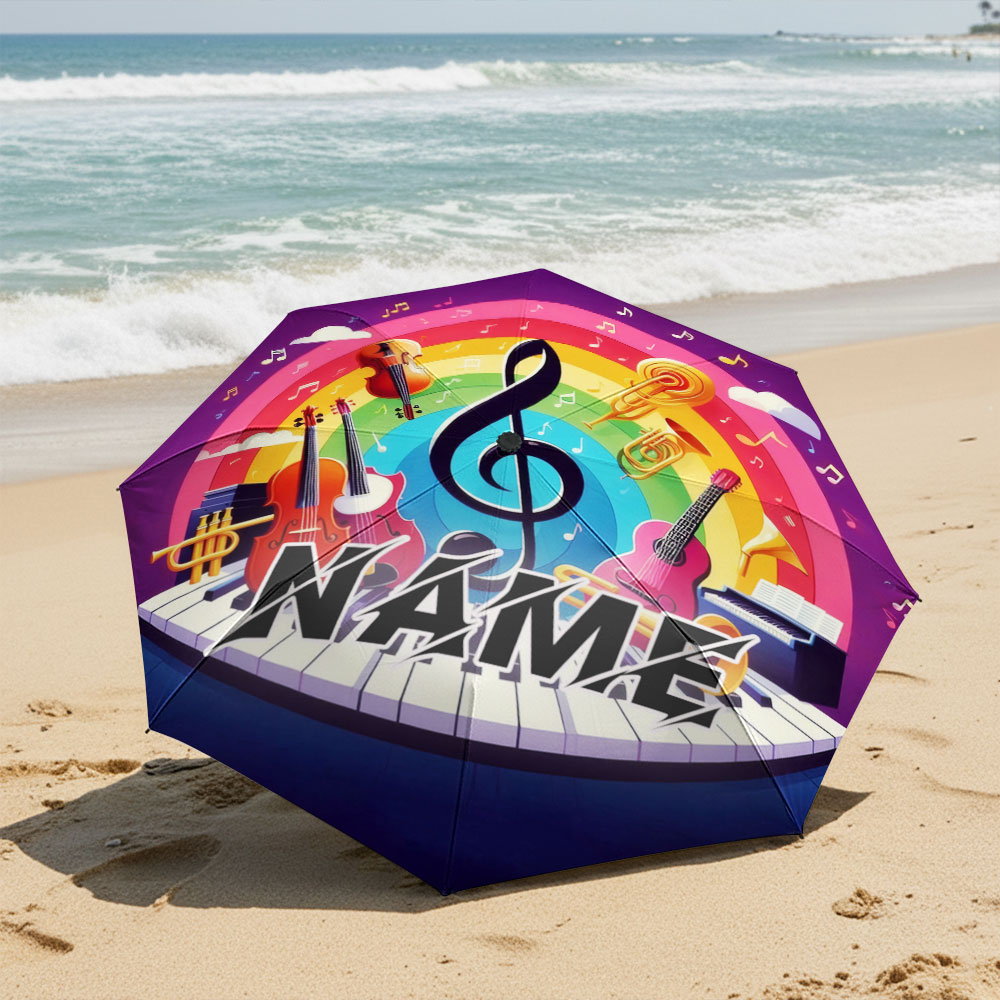 Custom Name umbrella, Music Th - Musical Instrument With Names recension och pris