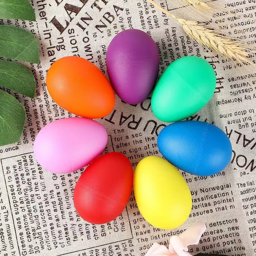 2Pcs Egg Shakers Plastic Percu - Musical Instrument Games recension och pris