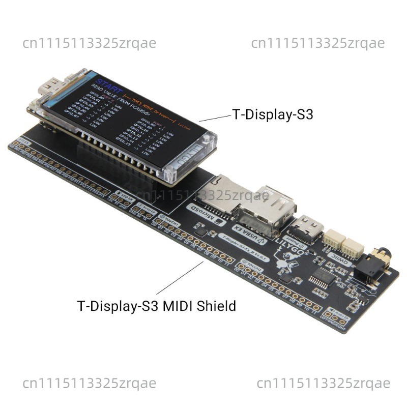 T-Display-S3 MIDI Shield Devel - Musical Instrument Digital Interface recension och pris
