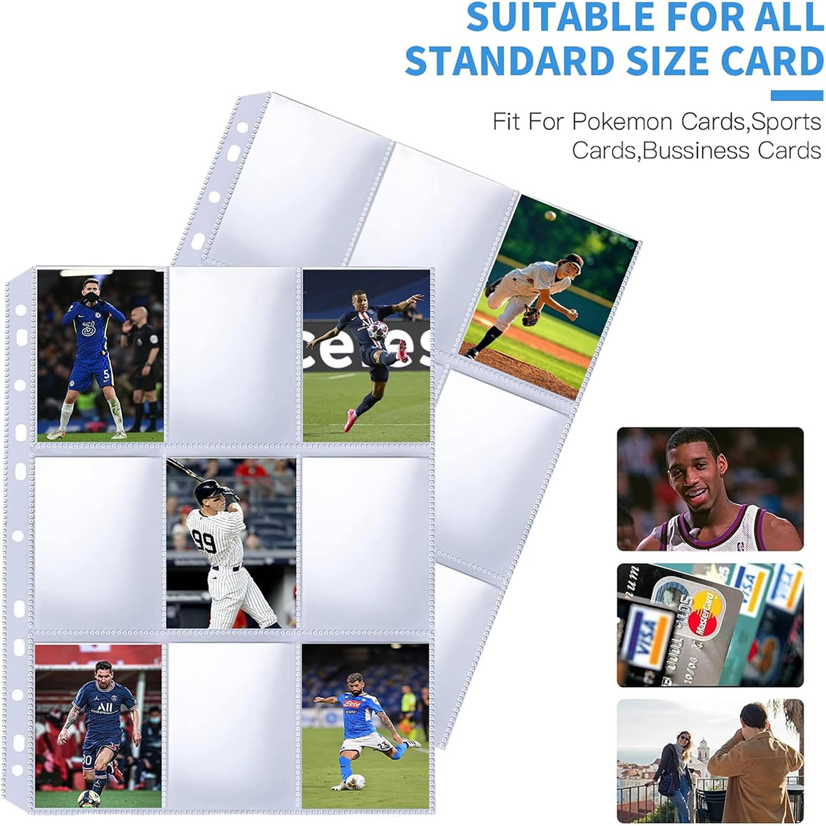50 Pack 9 Pocket Card Sleeves  - Musical Instrument Cajon recension och pris