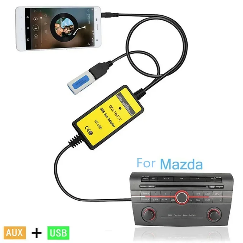 DOXINGYE USB AUX Mp3 Player Ad - Musical Instrument Digital Interface recension och pris