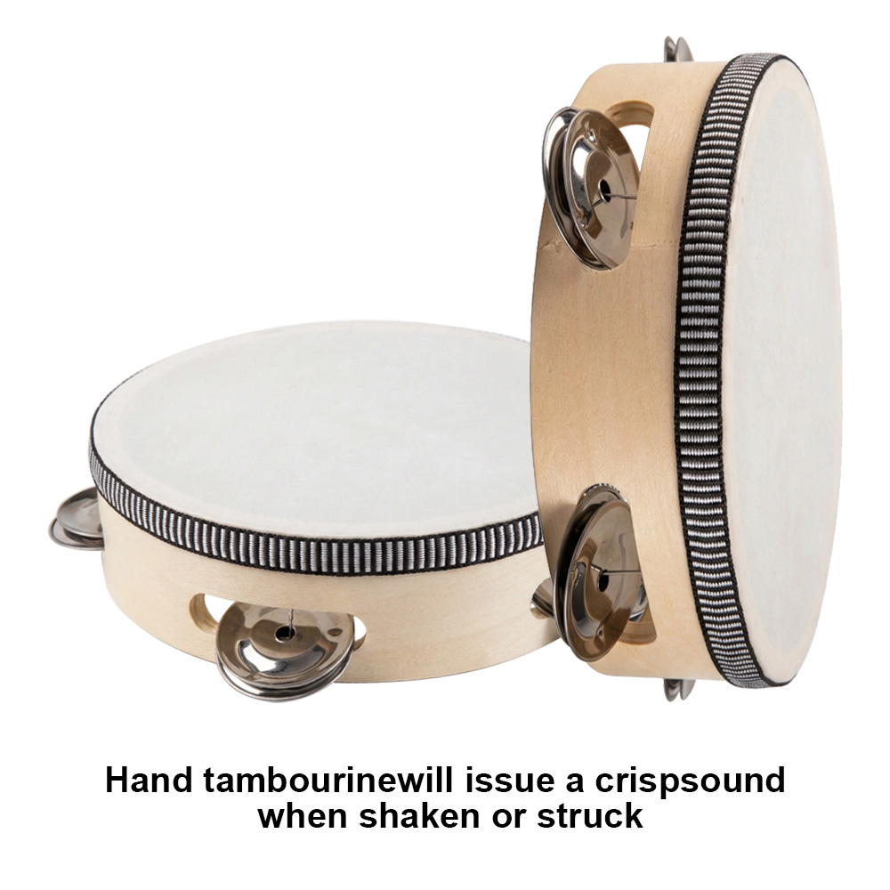 6inch Hand Held Drum Tambourin - Musical Instrument Games recension och pris