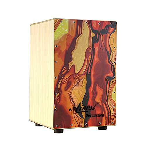 Colour Wood Hand Cajon Box Dru - Musical Instrument Cajon recension och pris