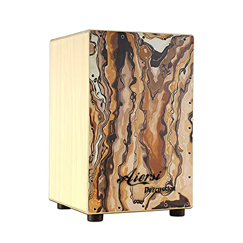 Colour Wood Hand Cajon Box Dru - Musical Instrument Cajon recension och pris