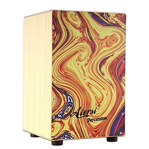 Colour Wood Hand Cajon Box Dru - Musical Instrument Cajon recension och pris